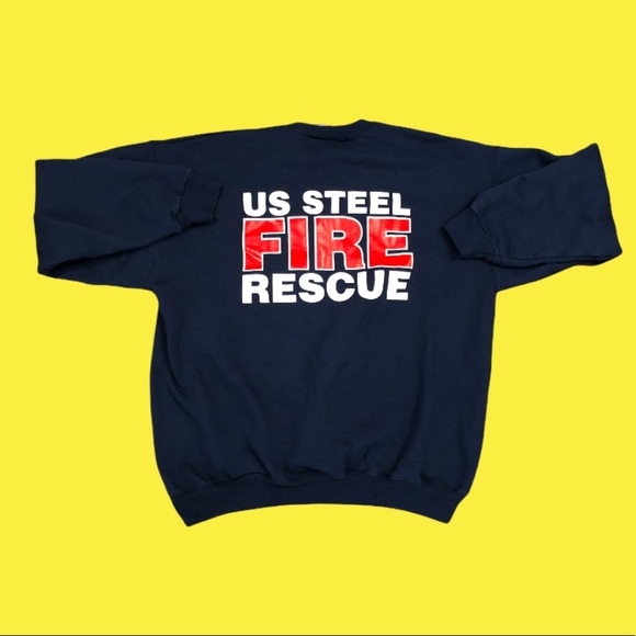American Vintage Other - ❌Sold❌ Vintage 90s Fire and Rescue Sweatshirt